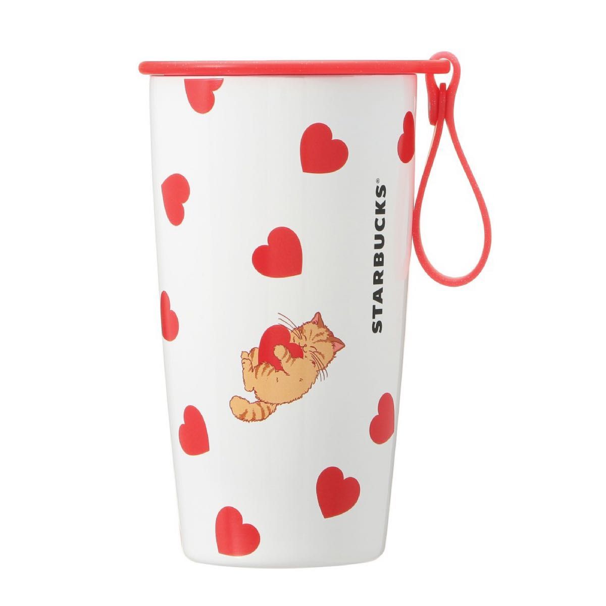 スタバ バレンタイン2025カップシェイプステンレスボトル355ml スタバ バレンタイン2025カップシェイプステンレスボトル355ml