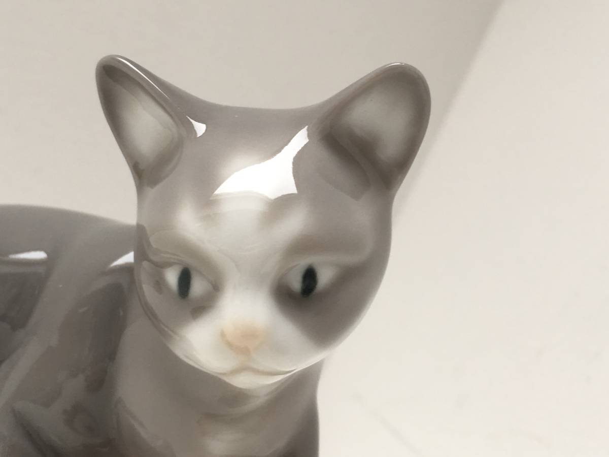 リヤドロ LLADRO Nao 猫の置物 フィギュリン 陶器 ネコ_画像2