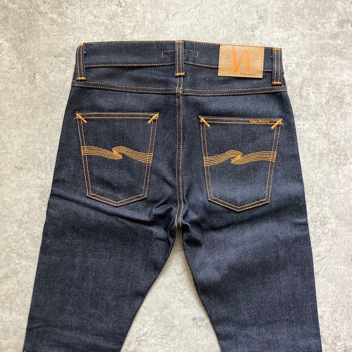 【週末限定特価】ほぼ未使用 nudie jeans LEAN DEAN W27 SELVAGE ヌーディージーンズ リーンディーン