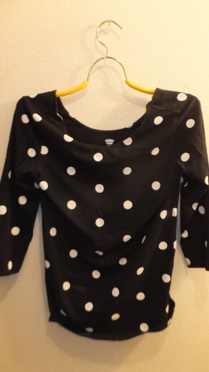 ★OLD NAVY★オールドネイビーレディース長袖トップスサイズXL 身幅約41Cm LONG SLEEVE TOPS BLACK SHIRTS LADIES SizeXL USED IN JAPAN_画像7