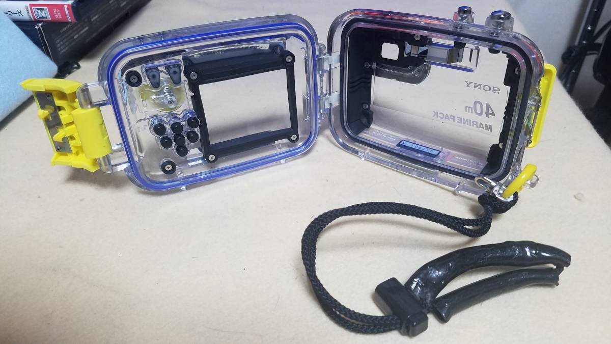 ダイビング カメラ 防水カバー SONY サイバーショット DSC-T1 40m Marine Pack マリンパック MPK-THA 水中やレジャー 釣りなどで_画像3