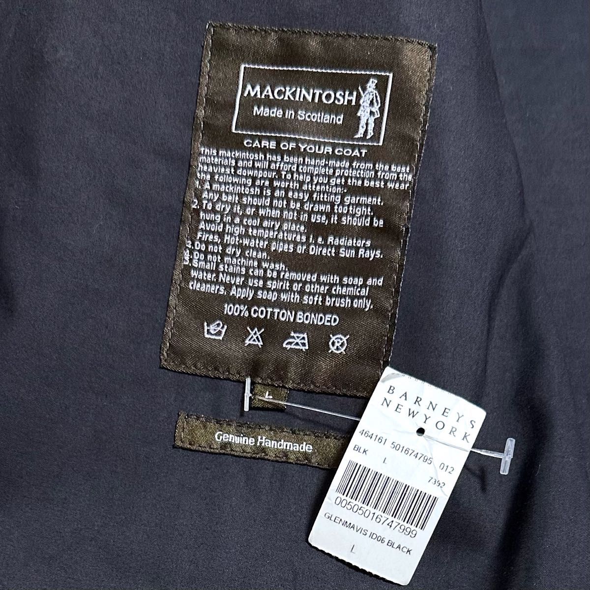 新品タグ付き MACKINTOSH マッキントッシュ 104ライン DUNKELD 新品タグ付き MACKINTOSH マッキントッシュ 104ライン DUNKELD