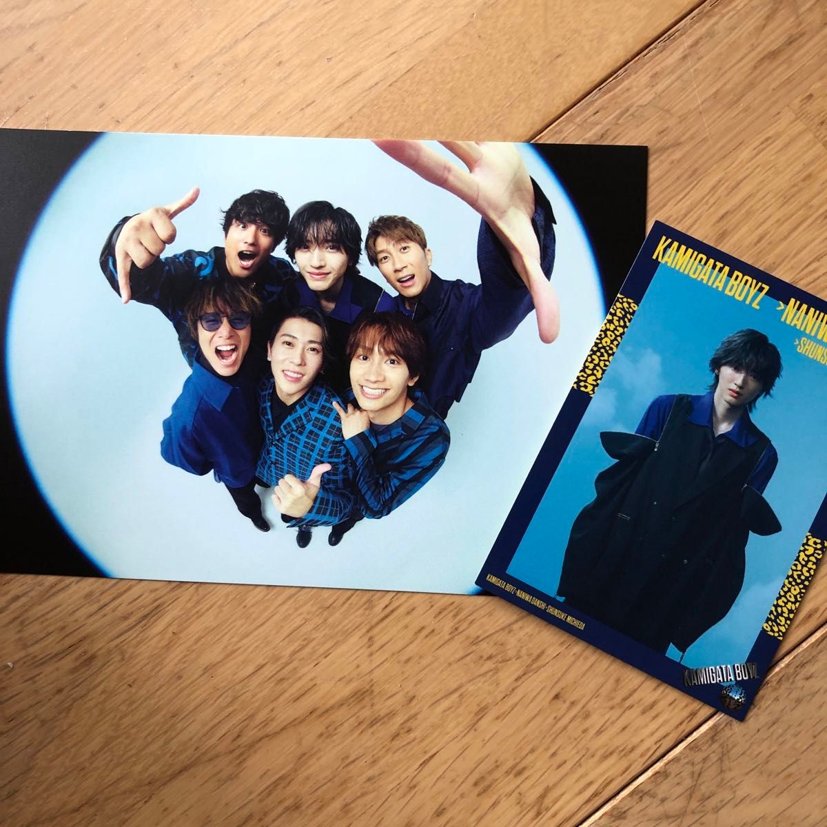 KAMIGATA BOYZ「世界を明るく照らしましょう」特典 道枝駿佑 KAMIGATA BOYZ「世界を明るく照らしましょう」特典 道枝駿佑