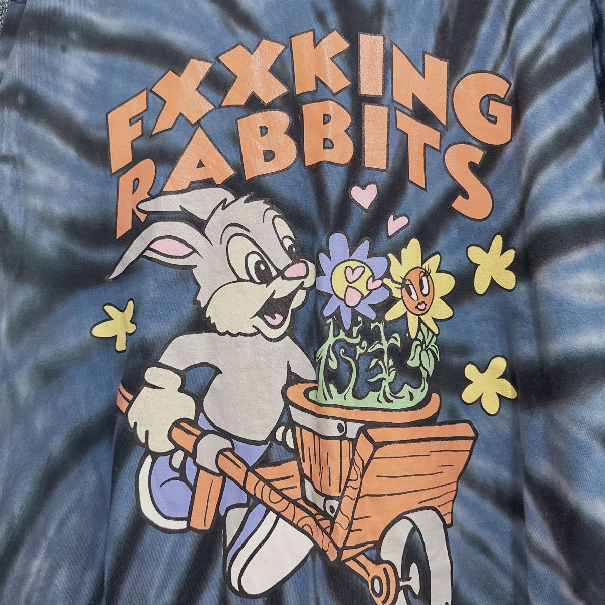 FXXKING RABBITS タイダイ柄 長袖カットソー M fr2 ロンt 長袖T FXXKING RABBITS タイダイ柄 長袖カットソー M fr2 ロンt 長袖T