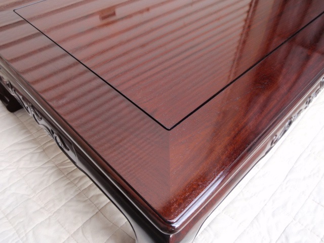 新品!4尺(120巾) 花梨無垢 高級座卓 座敷机 唐木家具 ちゃぶ台 新品!4尺(120巾) 花梨無垢 高級座卓 座敷机 唐木家具 ちゃぶ台