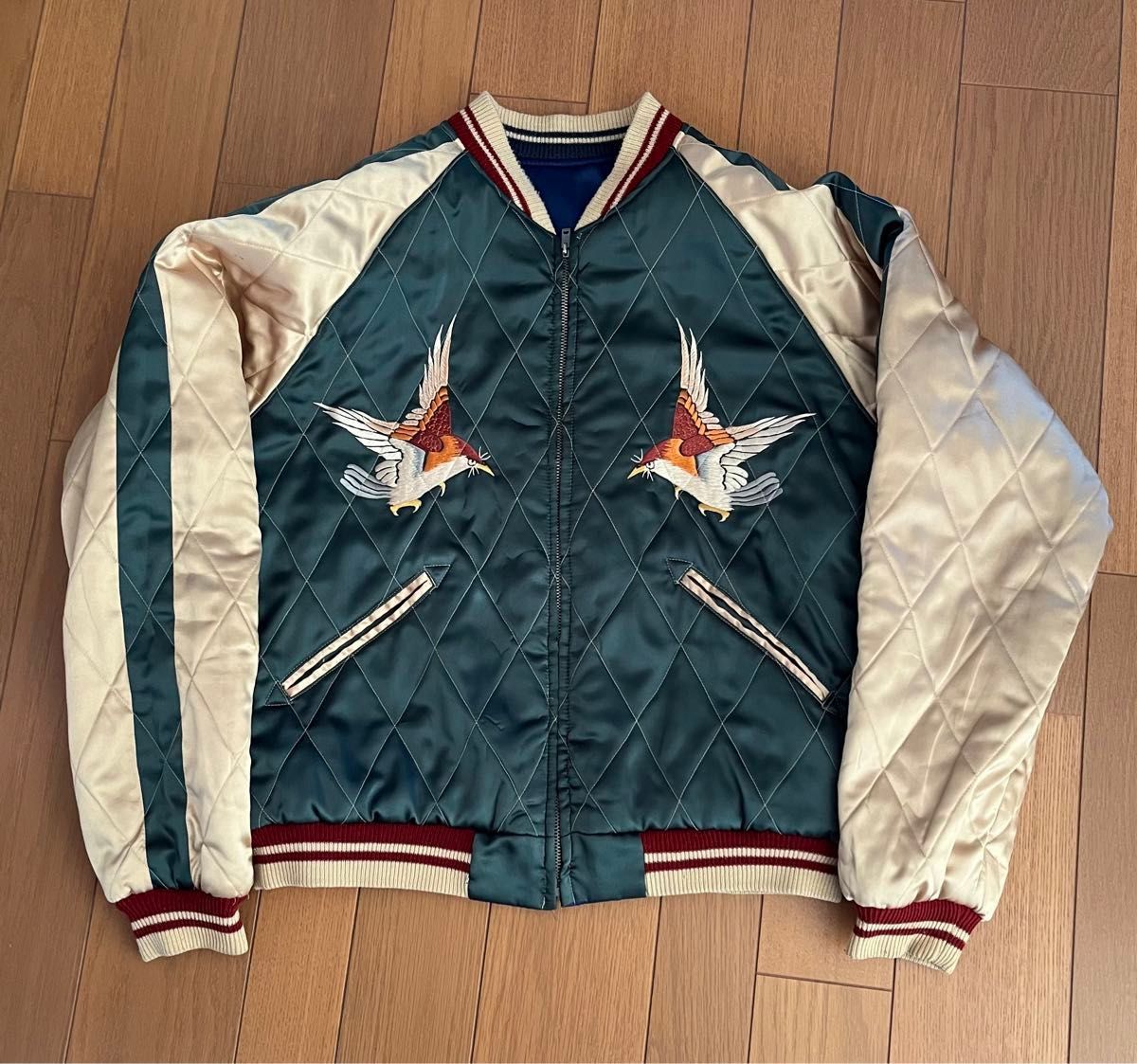 90sヴィンテージ テーラー東洋スカジャン リバーシブル 虎×隼 90sヴィンテージ テーラー東洋スカジャン リバーシブル 虎×隼