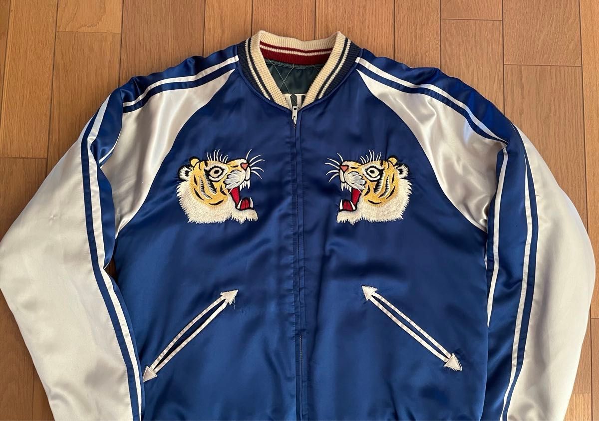 90sヴィンテージ テーラー東洋スカジャン リバーシブル 虎×隼 90sヴィンテージ テーラー東洋スカジャン リバーシブル 虎×隼