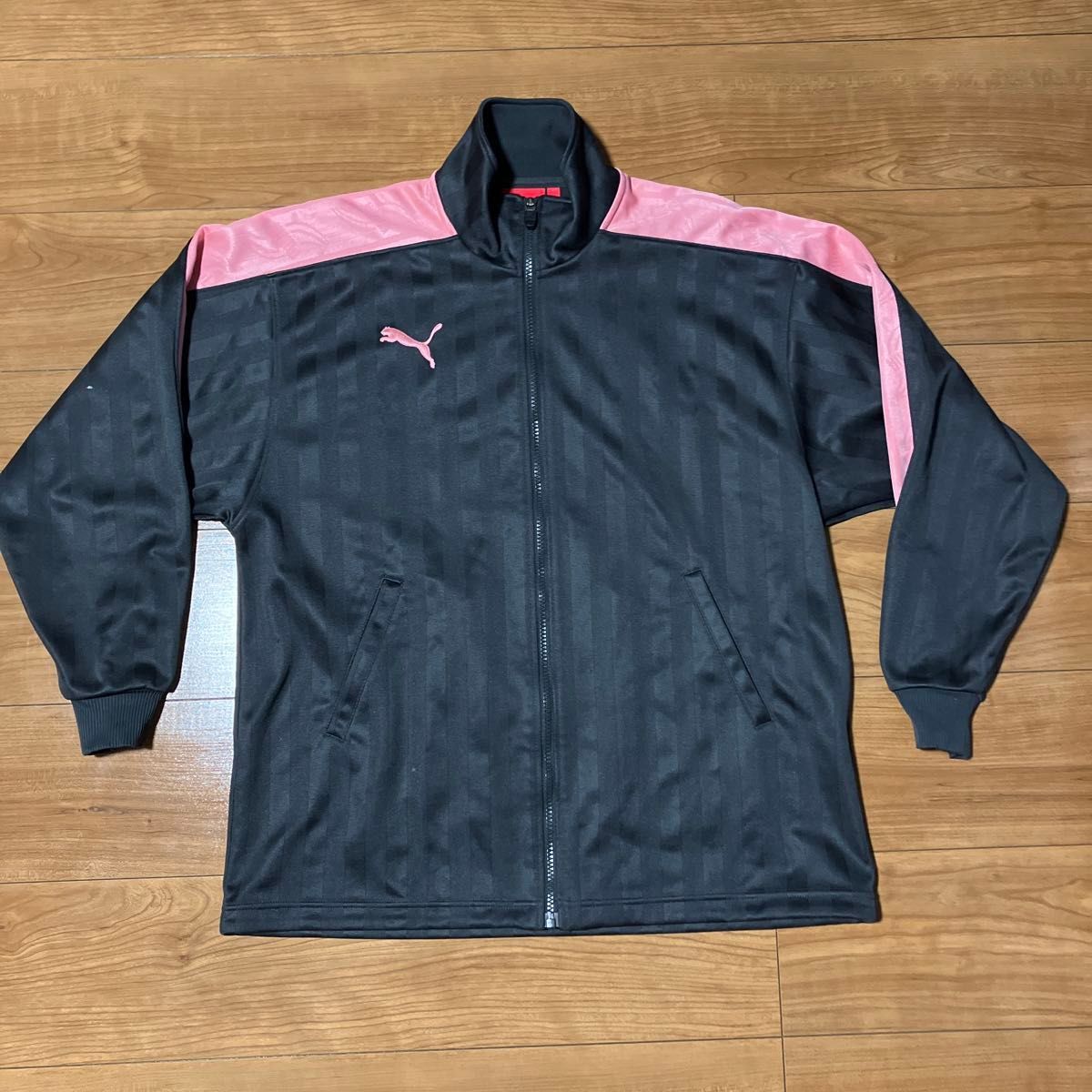 PUMA プーマ ジャージ上 ジャケット トップス ピンクライン PUMA プーマ ジャージ上 ジャケット トップス ピンクライン