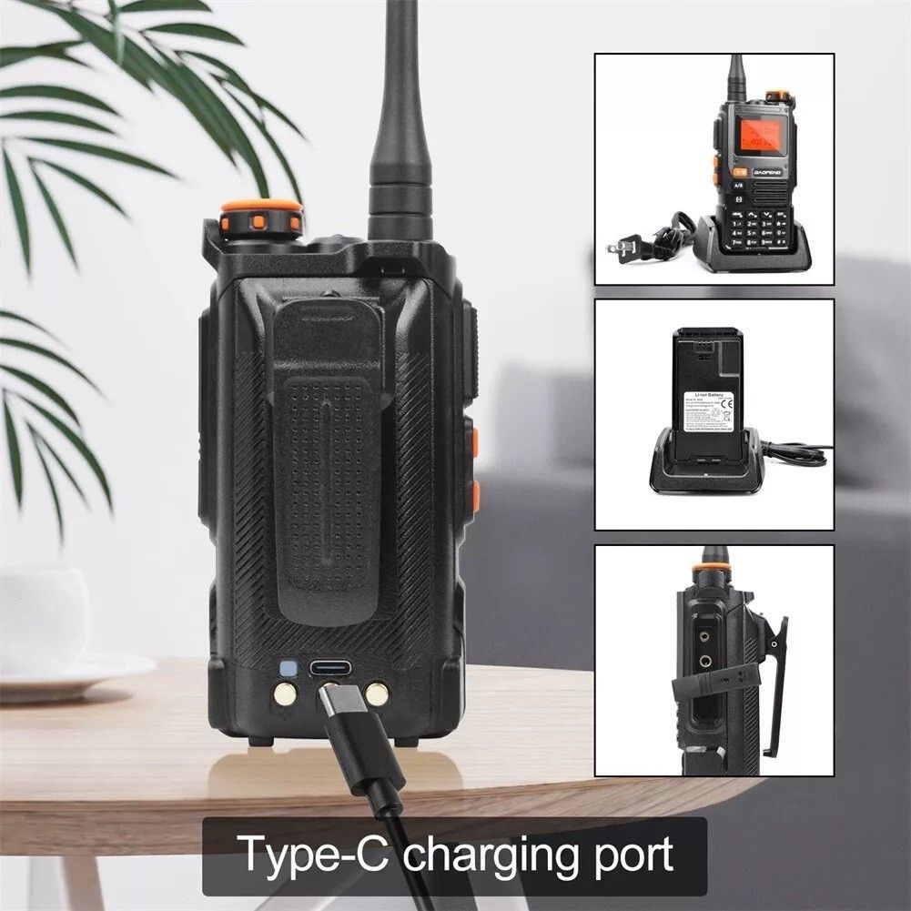 ハンドマイク付 Baofeng UV-K61 Pro エアバンド 144/430 広帯域 ハンドマイク付 Baofeng UV-K61 Pro エアバンド 144/430 広帯域