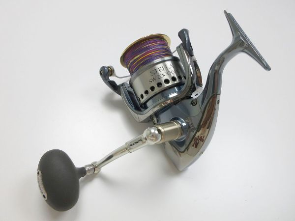 Shimano Stella SW 20000PG Fishing Reel Left Hand Used with Shimano Stella SW 20000PG Fishing Reel Left Hand Used with