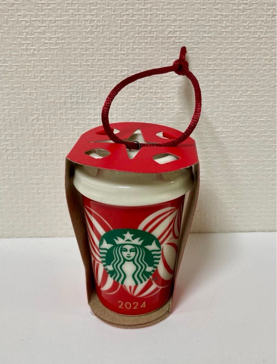 新品・未使用 STARBUCKS スタバ ホリデー2024 オーナメントRED 新品・未使用 STARBUCKS スタバ ホリデー2024 オーナメントRED