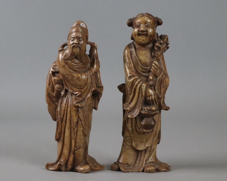 中国美術工芸品 寿山石、玉石蝋石 花鳥模様 牡丹模様 細密細工四 中国美術工芸品 寿山石、玉石蝋石 花鳥模様 牡丹模様 細密細工四