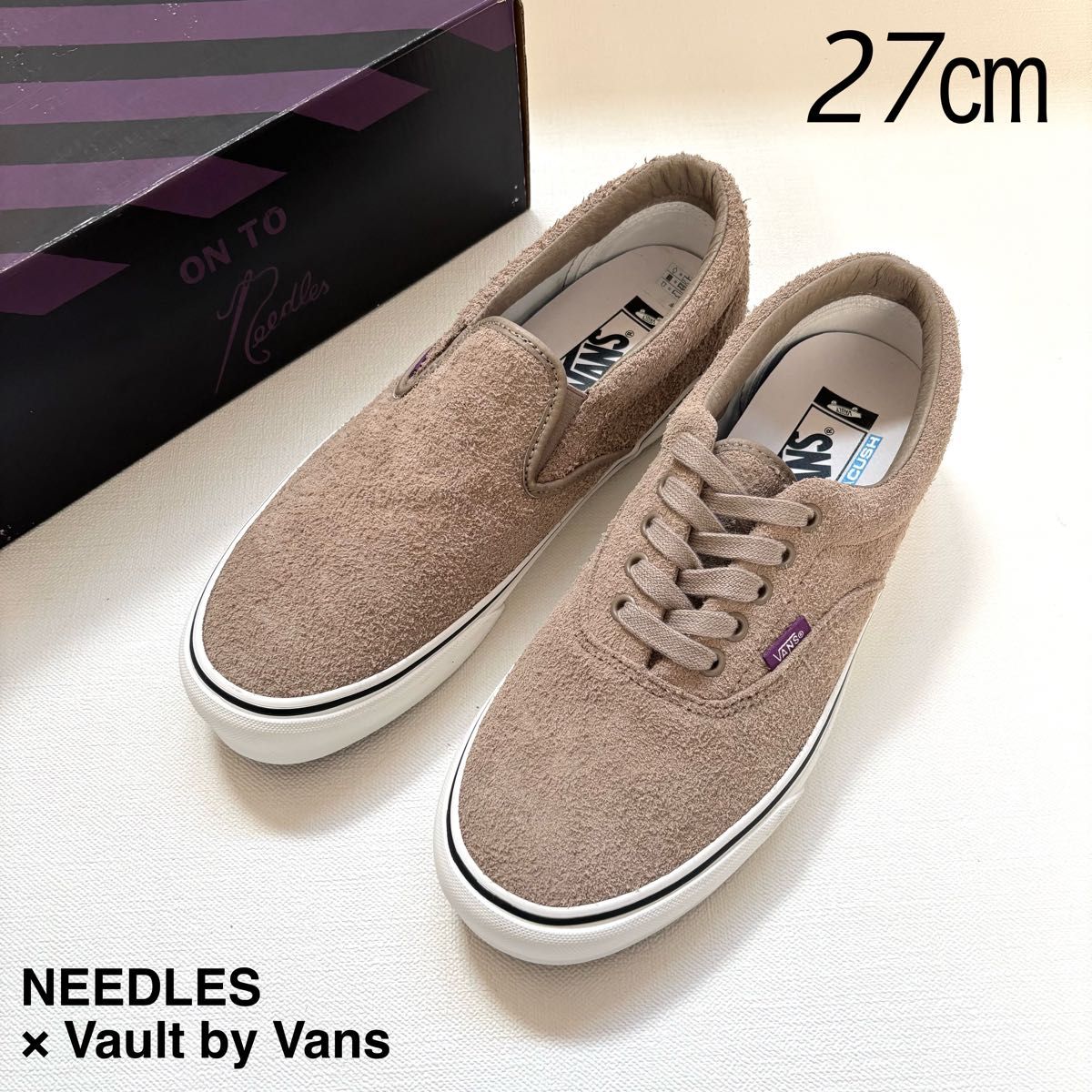 新品 Needles ニードルス Vans vault バンズ コラボ エラ 新品 Needles ニードルス Vans vault バンズ コラボ エラ