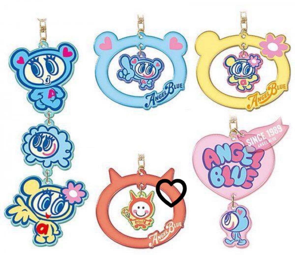 エンジェルブルー ANGEL BLUEゆらゆらキーホルダー【ハニー エンジェルブルー ANGEL BLUEゆらゆらキーホルダー【ハニー