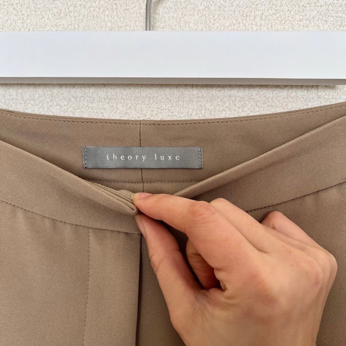 theory luxe セオリーリュクス スラックス ストレートパンツ theory luxe セオリーリュクス スラックス ストレートパンツ