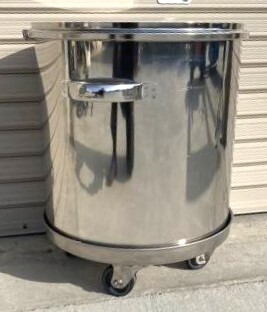 税込! 在庫70台有 日東金属工業 45L ステンレス製 バンド式密閉 税込! 在庫70台有 日東金属工業 45L ステンレス製 バンド式密閉