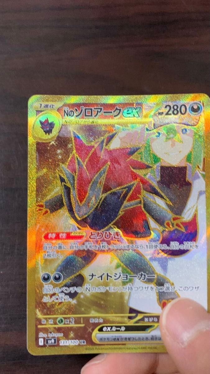 早い者勝ち ポケモンカード Nのゾロアークex UR エラーカード 早い者勝ち ポケモンカード Nのゾロアークex UR エラーカード