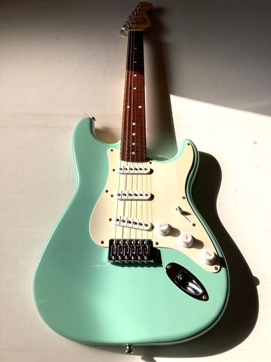 「値下げ可」Squier ストラトキャスター エレキギター ミントグリーン 美品 Squier Stratocaster エレキギター ミントグリーン|Yahoo
