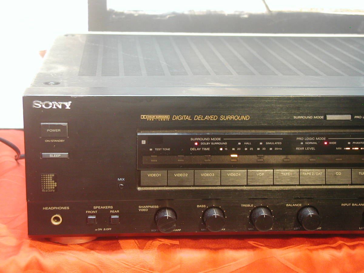 パワフルな音】☆◇高級SONY TA-AV550 AVアンプ。当時定価 パワフルな音】☆◇高級SONY TA-AV550 AVアンプ。当時定価