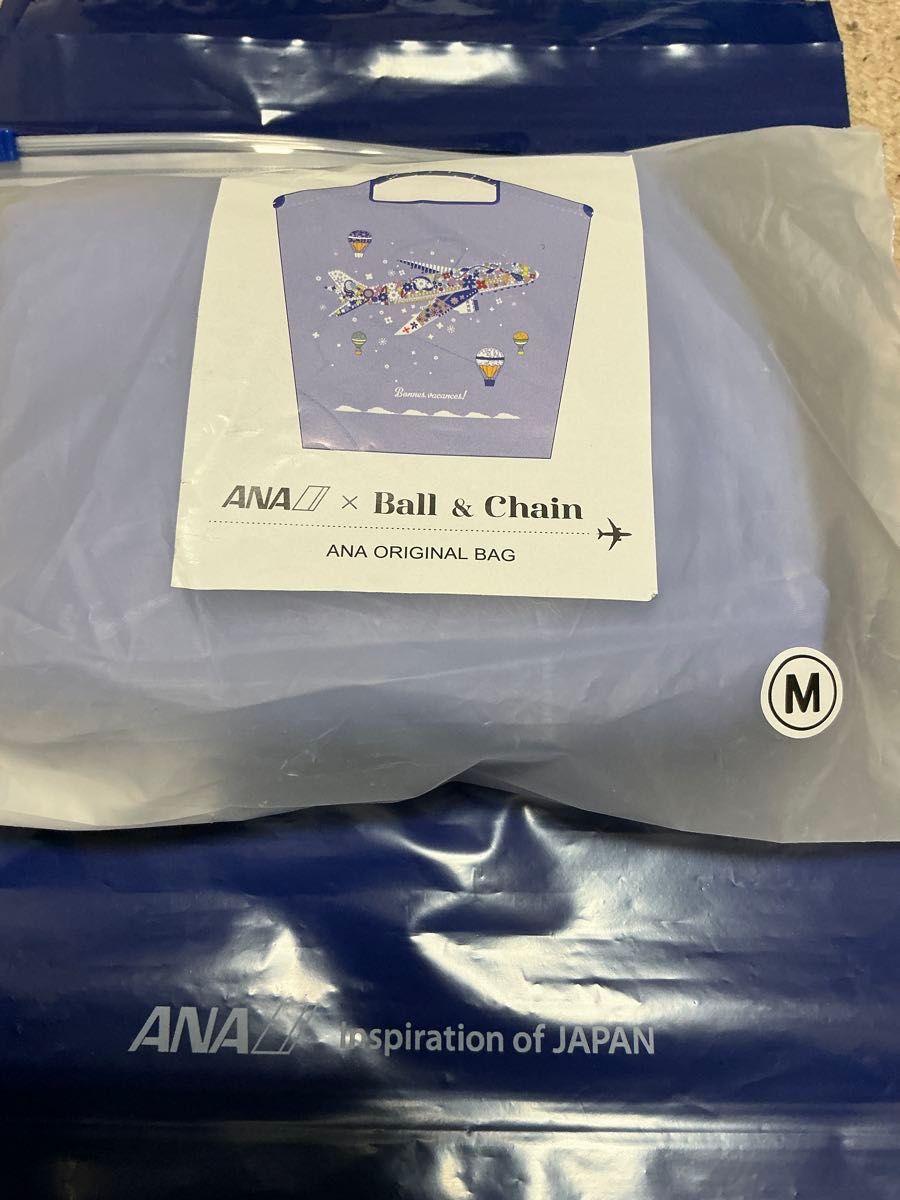 ANA国際線 Ball&Chain エコバッグ 新品未開封 未使用 ボール ANA国際線 Ball&Chain エコバッグ 新品未開封 未使用 ボール