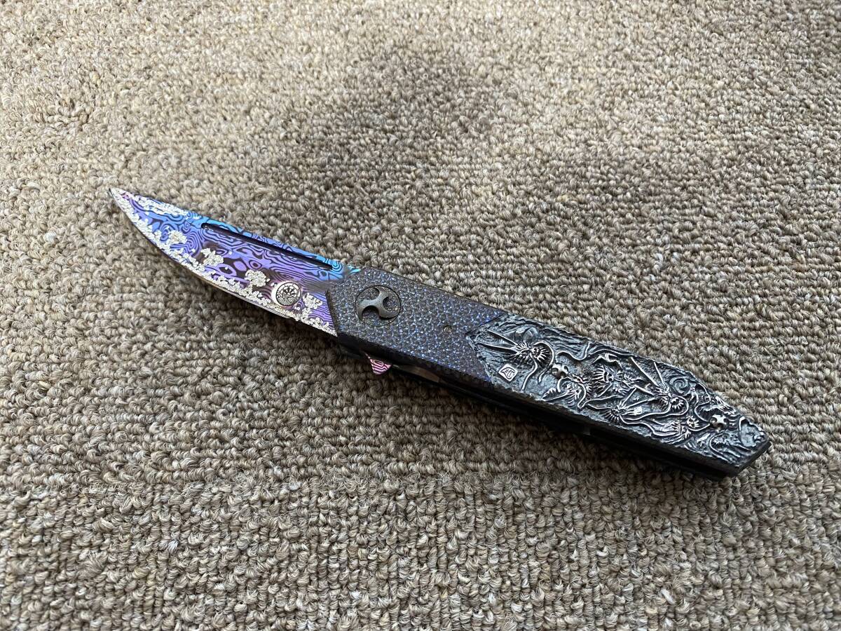 Glenn Waters knives Kaiken Dragons with Solid 925 Silver Glenn Waters knives Kaiken Dragons with Solid 925 Silver
