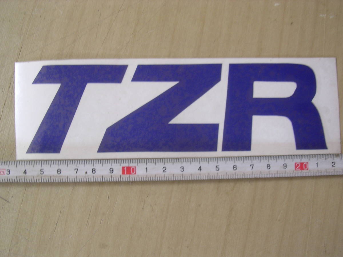 　TZR　青ステッカー　デカール　18cm　ヤマハ　250　400　750　1100_画像1