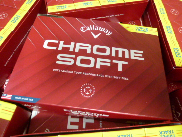 ◆2024年！最新/正規品◆キャロウェイ ゴルフ NEW クロムソフト TRIPLE TRACK/YE/2ダース/Callaway◆NEW CHROME SOFT◆