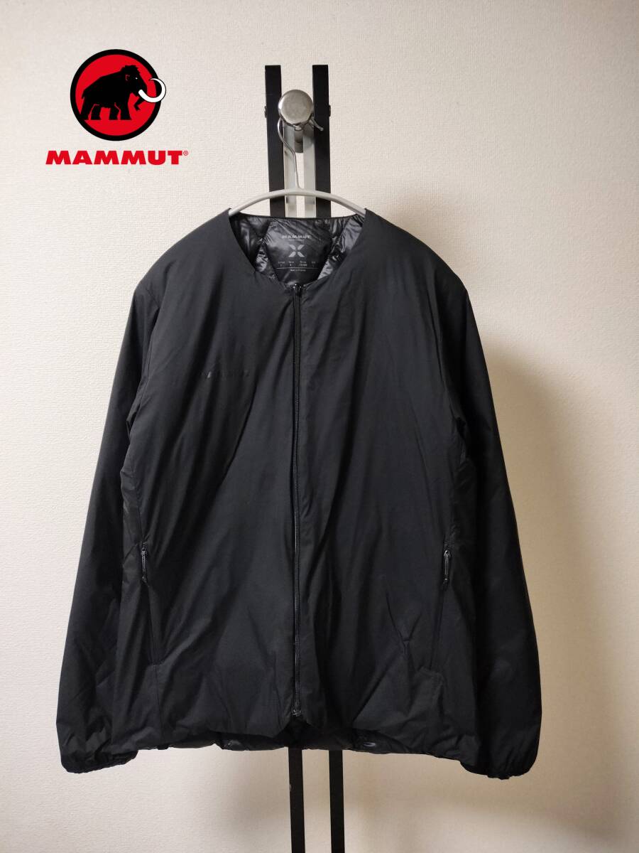 MAMMUT/マムート/Seon IN Cardigan/セオンインサレーションカーディガンカラーレスダウンジャケット×キルトダウン/リバーシブル/軽量防寒