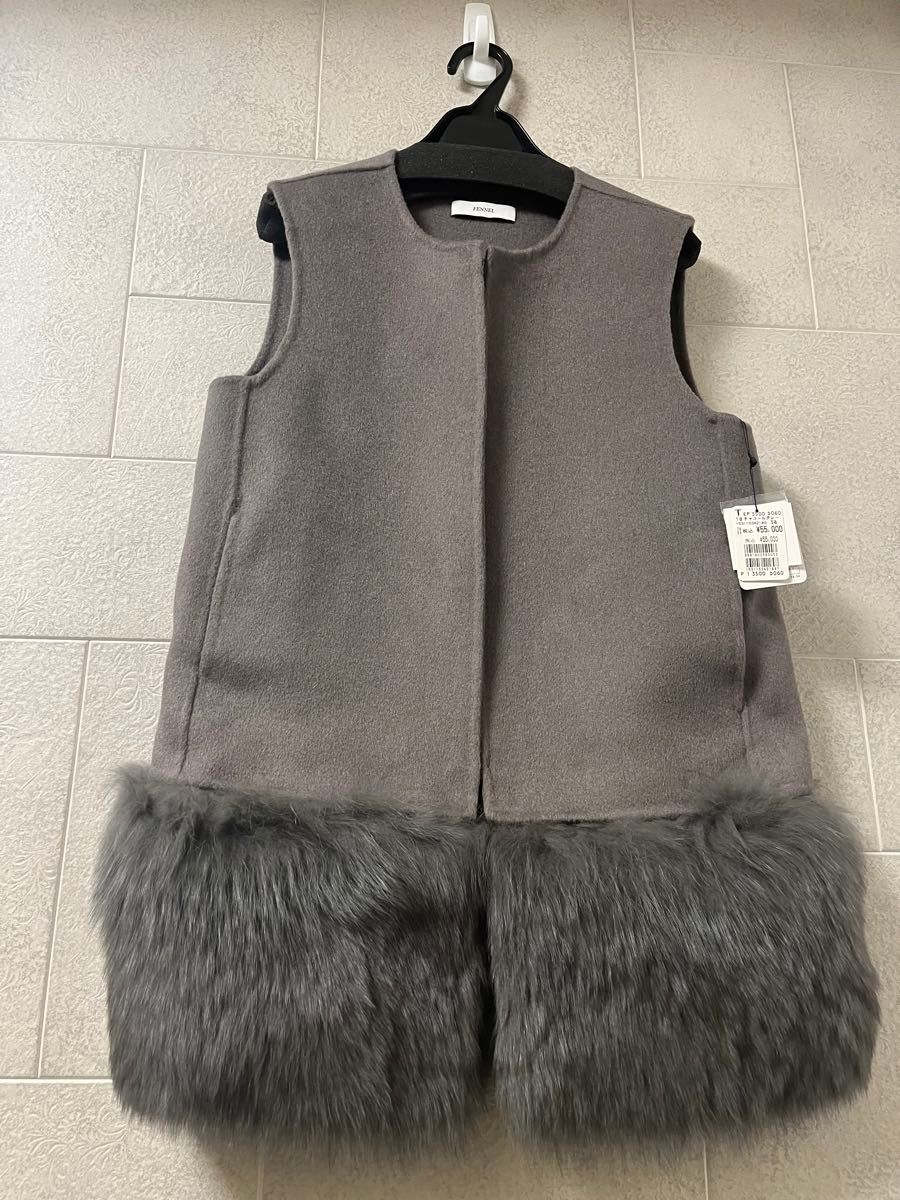 ヤマダヤ 福袋 2025 FENNEL フォックスファー ベスト ジレ sizeM ヤマダヤ 福袋 2025 FENNEL フォックスファー ベスト ジレ sizeM