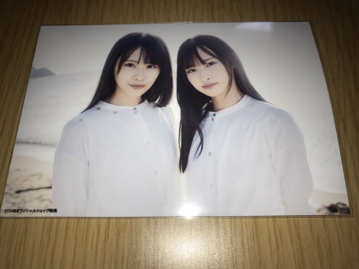 STU48 無謀な夢は覚めることがない STUオフィシャルショップ 特典 生写真 中村舞 沖侑果 数量6_画像1