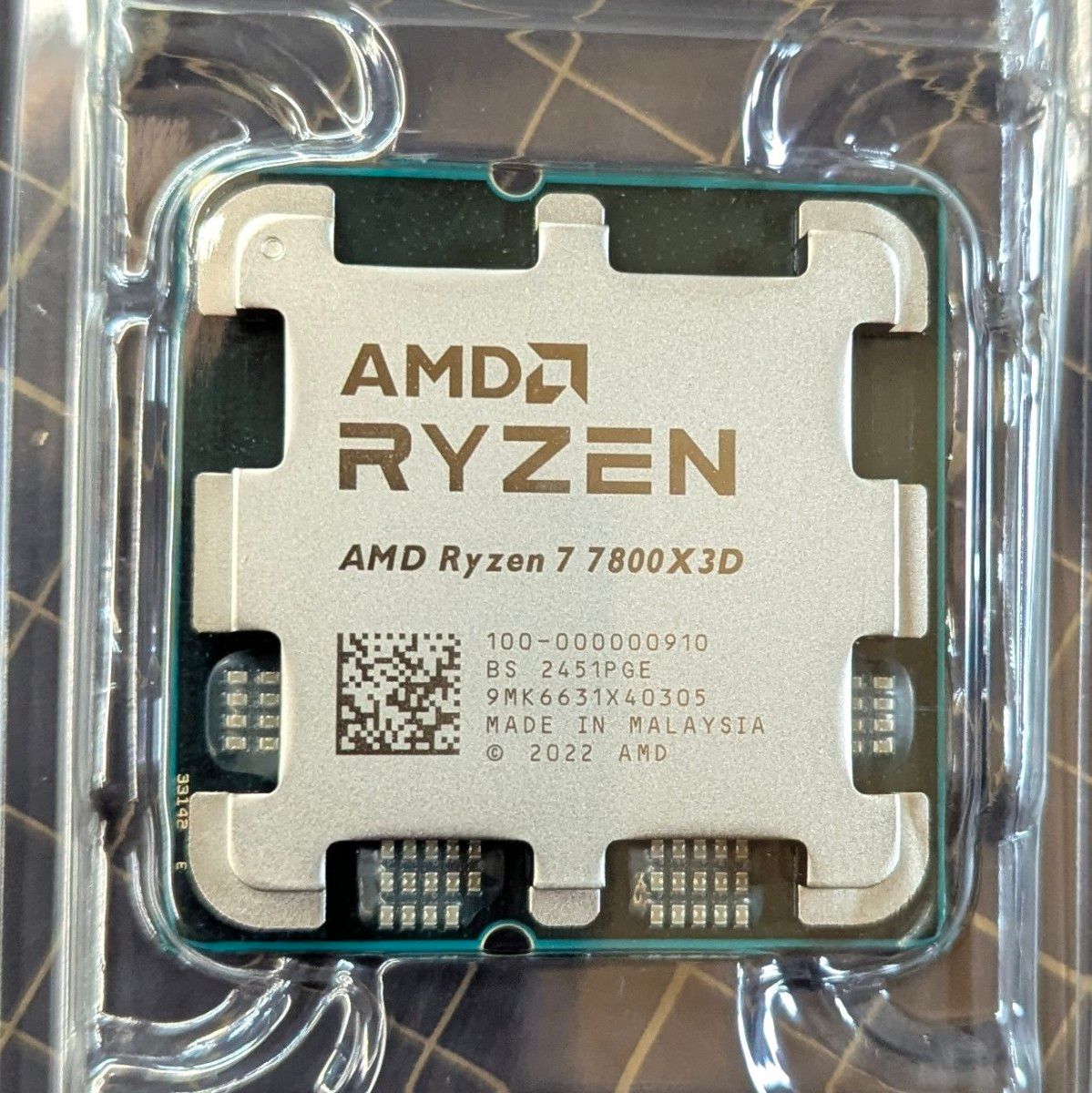 【新品未開封】Ryzen 7 7800X3D 銅製サーマルガード+グリス2g 新品未開封】Ryzen 7 7800X3D 銅製サーマルガード+グリス2g 新品