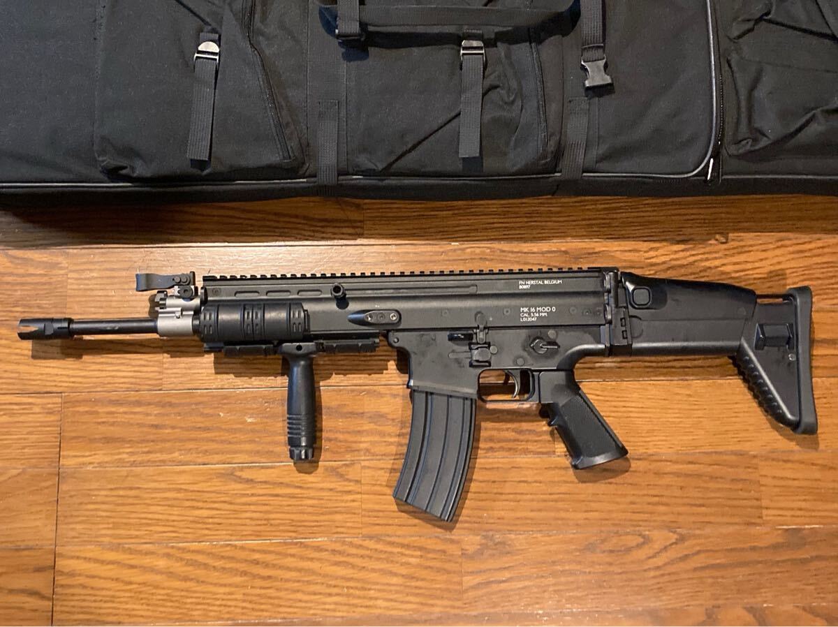 最終値下げです東京マルイガンケース付きSCAR-L MK16 Modカスタム 最終値下げです東京マルイガンケース付きSCAR-L MK16 Modカスタム