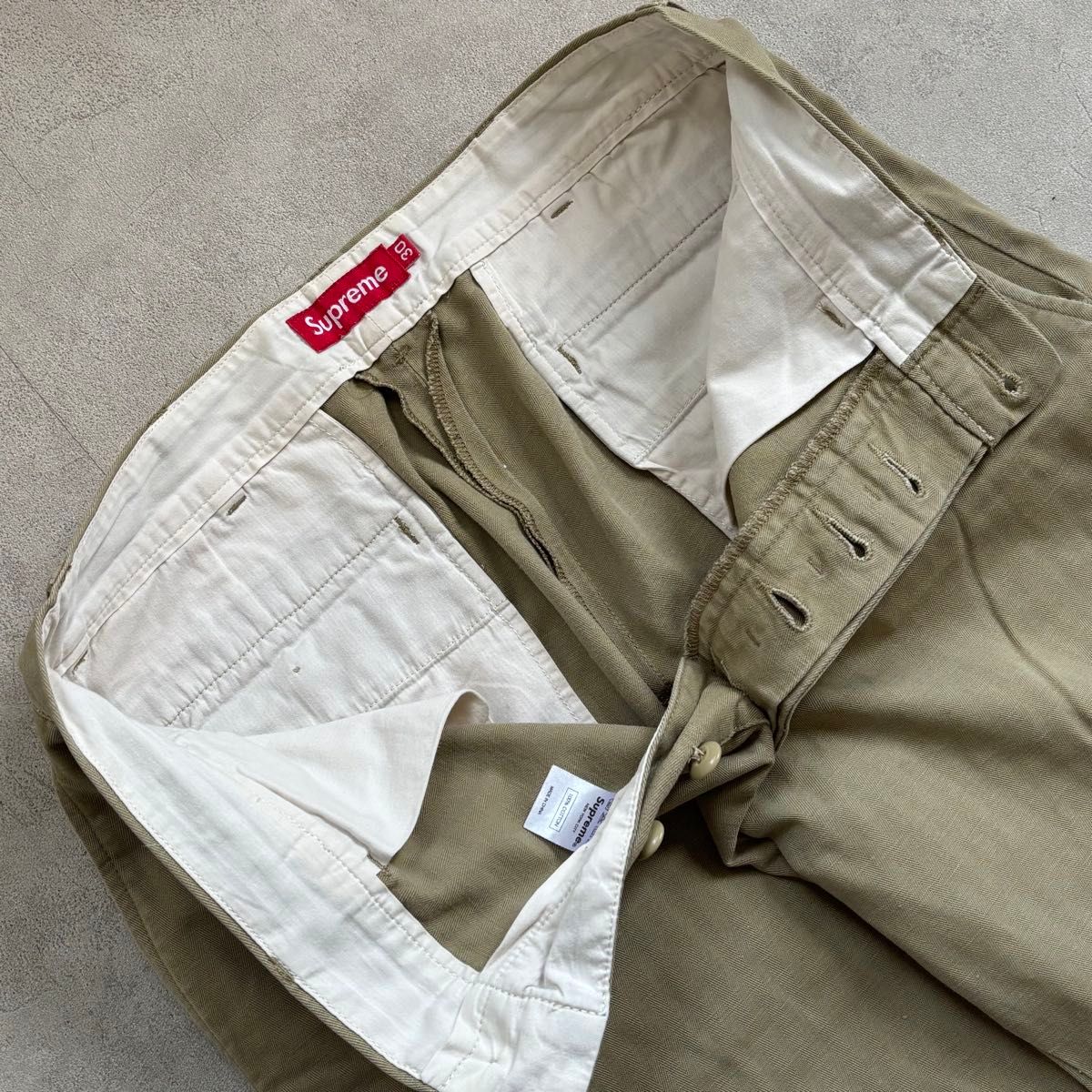 Supreme シュプリーム オリーブ チノパン カーキ サイズ30 Supreme シュプリーム オリーブ チノパン カーキ サイズ30