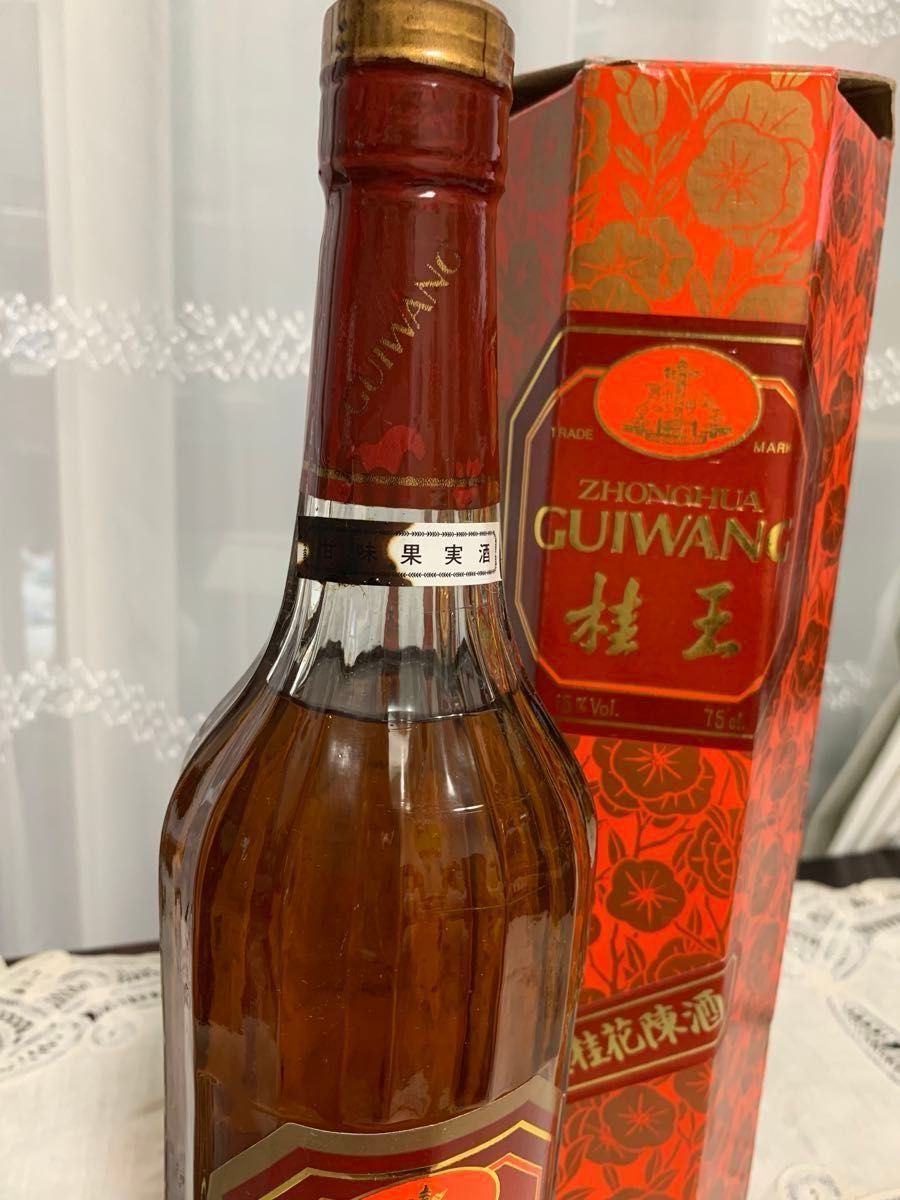 中国酒 高級桂花陳酒 未開封 箱付古酒 桂王酒 桂王 GUIWANG 中国酒 高級桂花陳酒 未開封 箱付古酒 桂王酒 桂王 GUIWANG