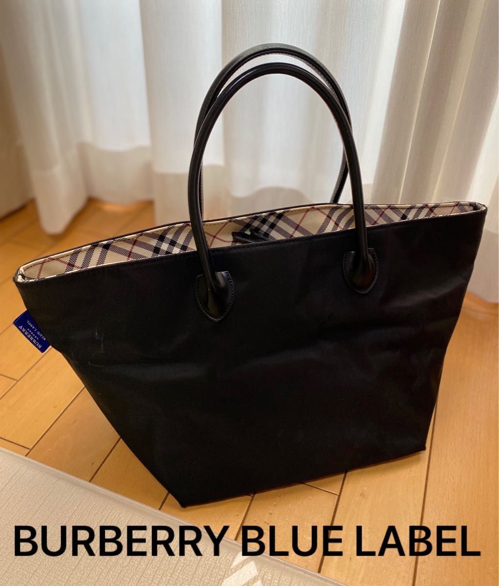 BURBERRY BLUE LABEL バーバリーブルーレーベル ナイロン レザー BURBERRY BLUE LABEL バーバリーブルーレーベル ナイロン レザー