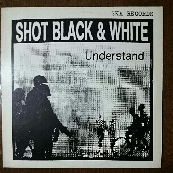 Shot black white LP 80'S skins 都内で oi neo 名作 ネオスカ ska