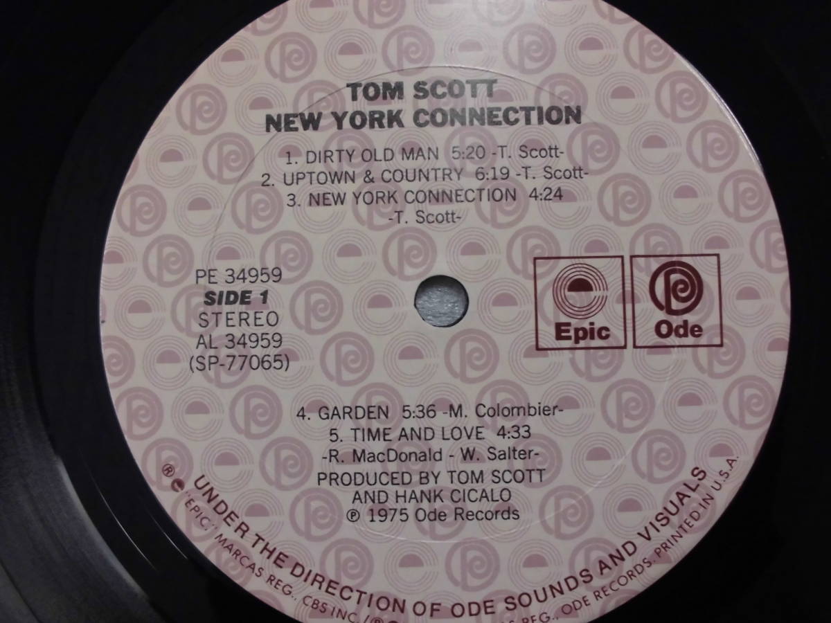 良盤屋 J-1438◆LP◆海外 US盤 Jazz　 トムスコット ニューヨークコネクション Tom Scott New York Connection 1975　送料480_画像7