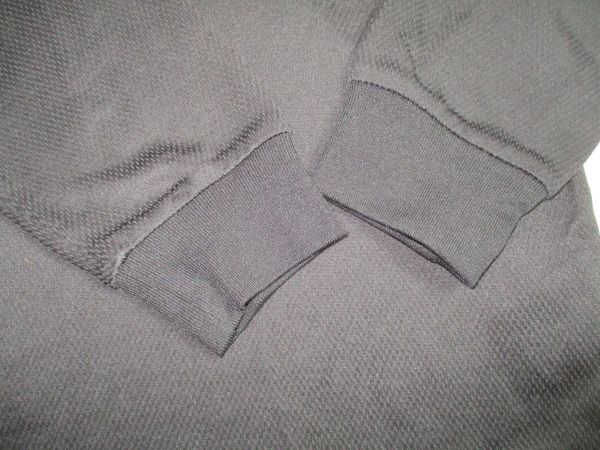 BG234【mizuno・ミズノ】ロゴ刺繍　スポーツ　長袖　シャツ　男児　黒　140_画像4