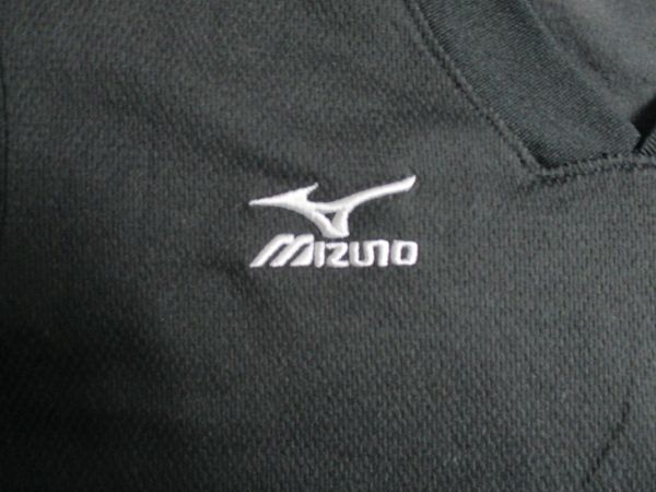 BG234【mizuno・ミズノ】ロゴ刺繍　スポーツ　長袖　シャツ　男児　黒　140_画像3