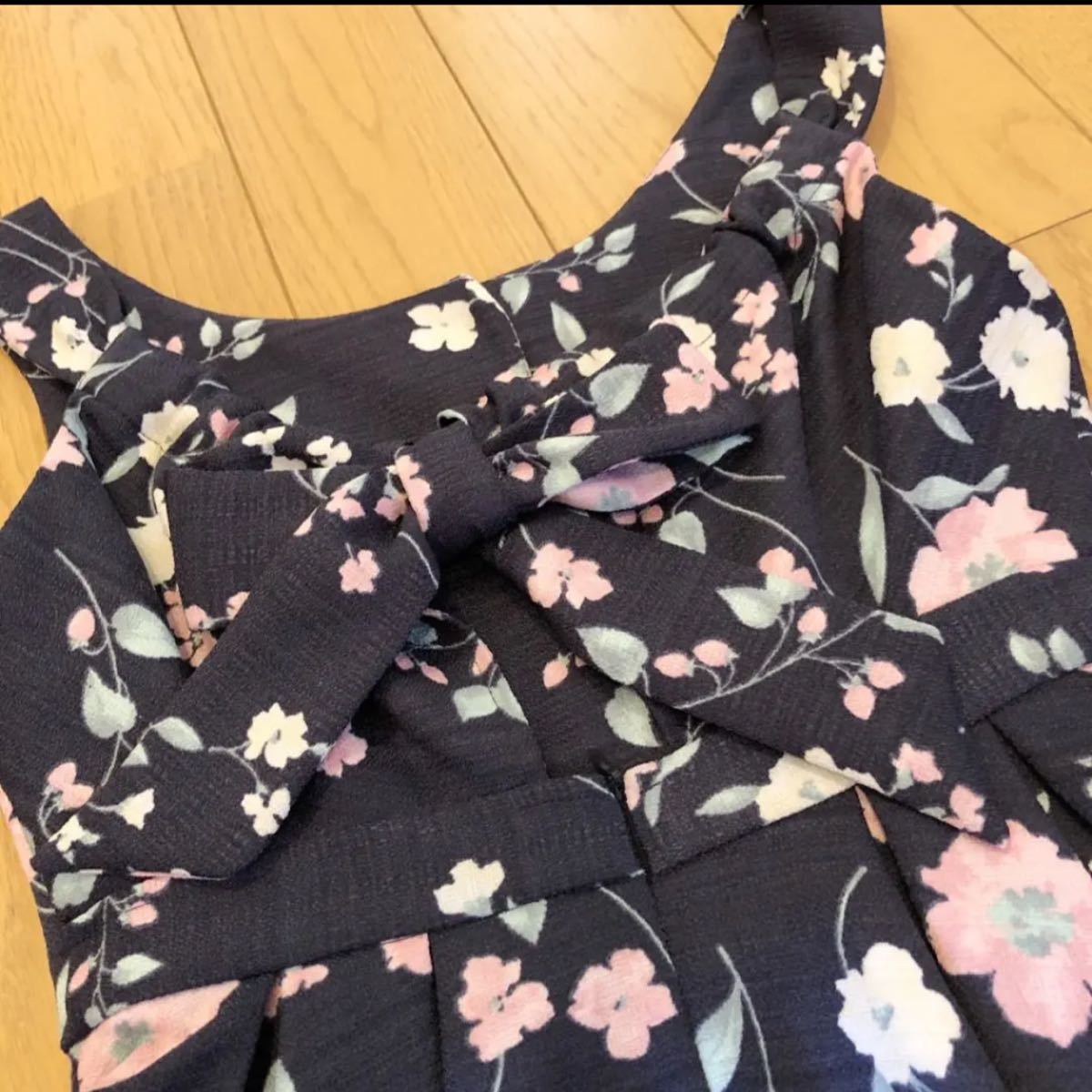 Paypayフリマ ダズリン Dazzlin ネイビー花柄ワンピース Paypayフリマ ダズリン Dazzlin ネイビー花柄ワンピース