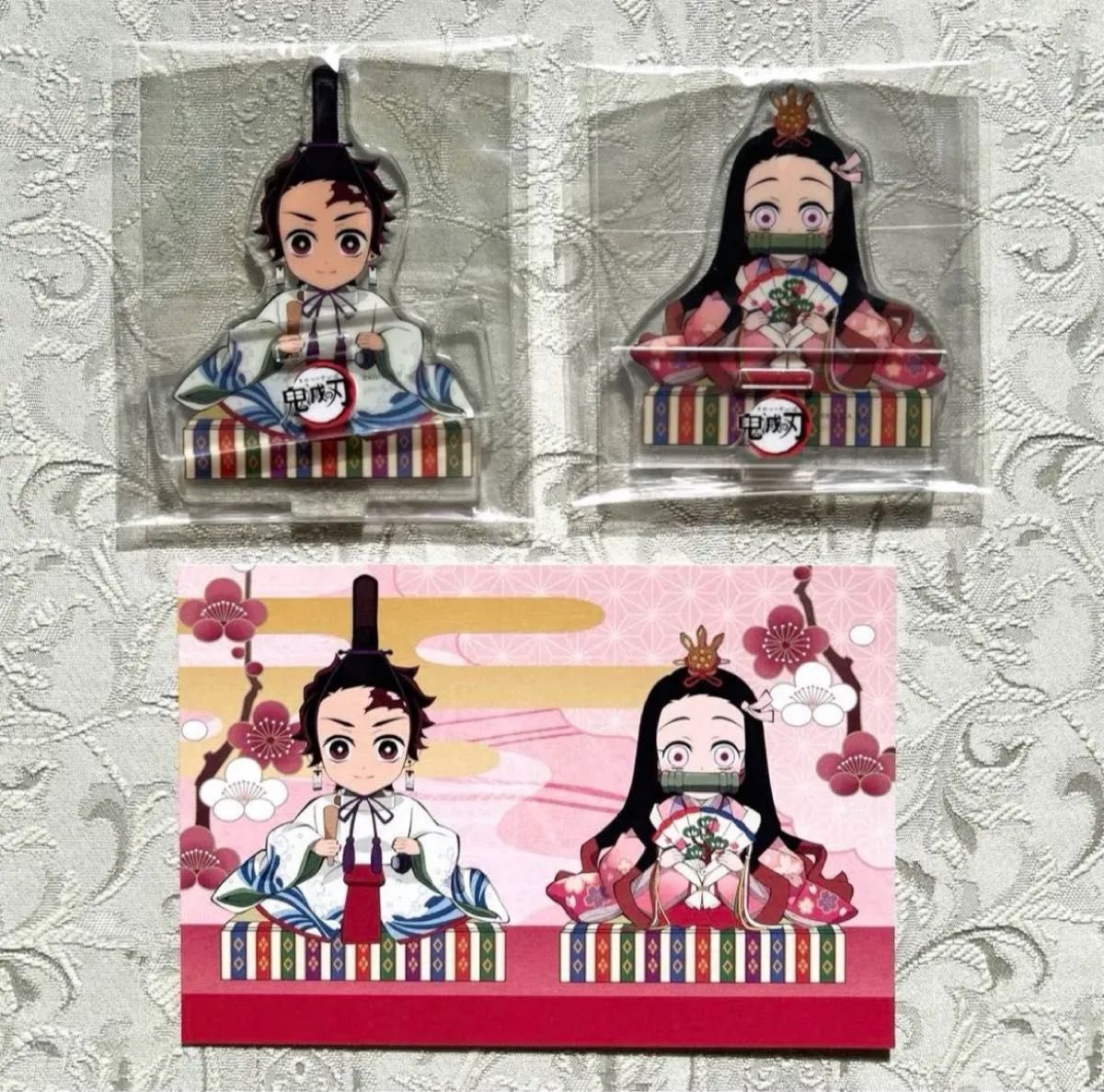 流行り の ブランド  禰豆子 竈門炭治郎 ねずこ アクリルスタンド ひなまつり 2020 キャラクターグッズ