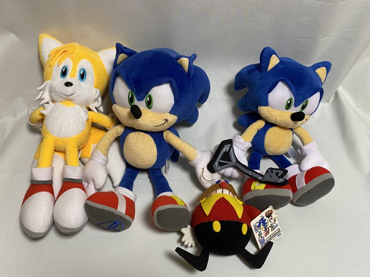 ソニック テイルス ぬいぐるみ 東京ジョイポリス限定 スーパージャンボ セガ ラッキーくじ B賞 当時物 Dr.エッグマン