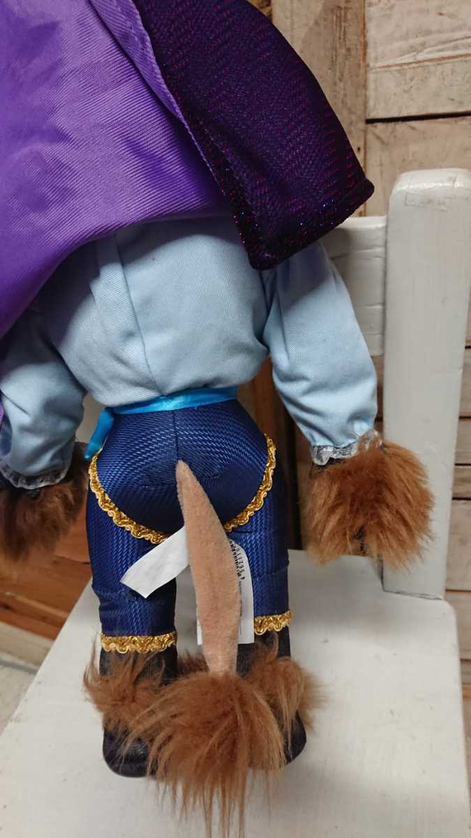  Beauty and the Beast soft toy Beauty and the Beast tag attaching Be -stroke rare Disney height approximately 37