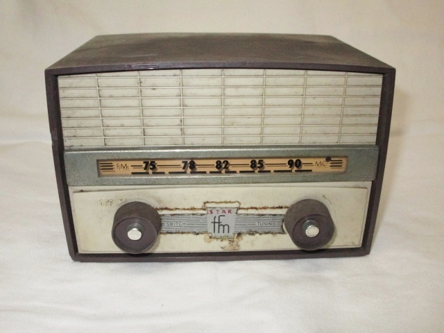  rare! STAR FM-123 vacuum tube FM radio Star vacuum tube radio FM radio retro collection Showa Retro 