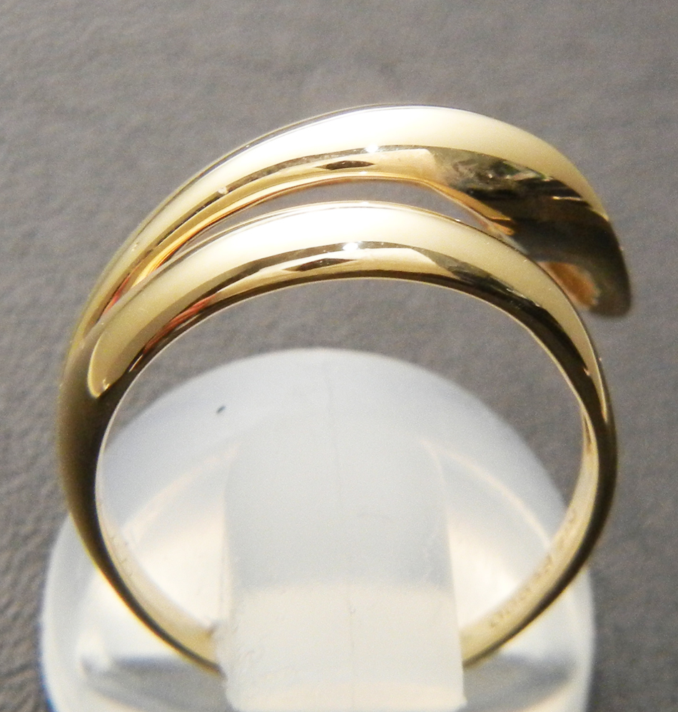 新品 K18Pt900 18金プラチナ ダイヤモンドリング◇冴えるデザイン