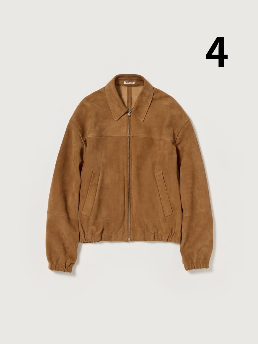 AURALEE 25ss LAMB SUEDE ZIP BLOUSON 4|Yahoo!フリマ(旧 AURALEE 25ss LAMB SUEDE ZIP BLOUSON 4|Yahoo!フリマ(旧