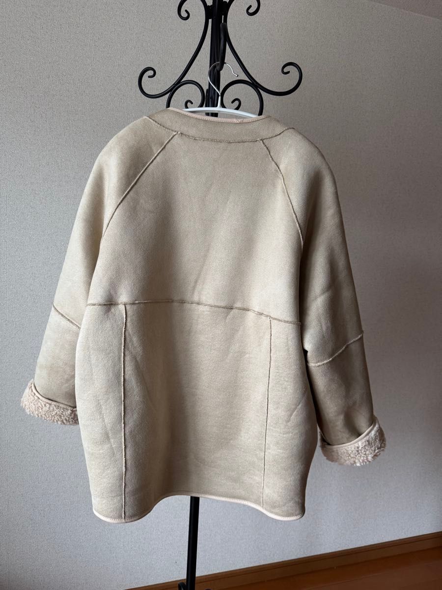 新品 ヤマダヤ YAMADAYA フェンネル リバーシブル ボア ムートン 新品 ヤマダヤ YAMADAYA フェンネル リバーシブル ボア ムートン