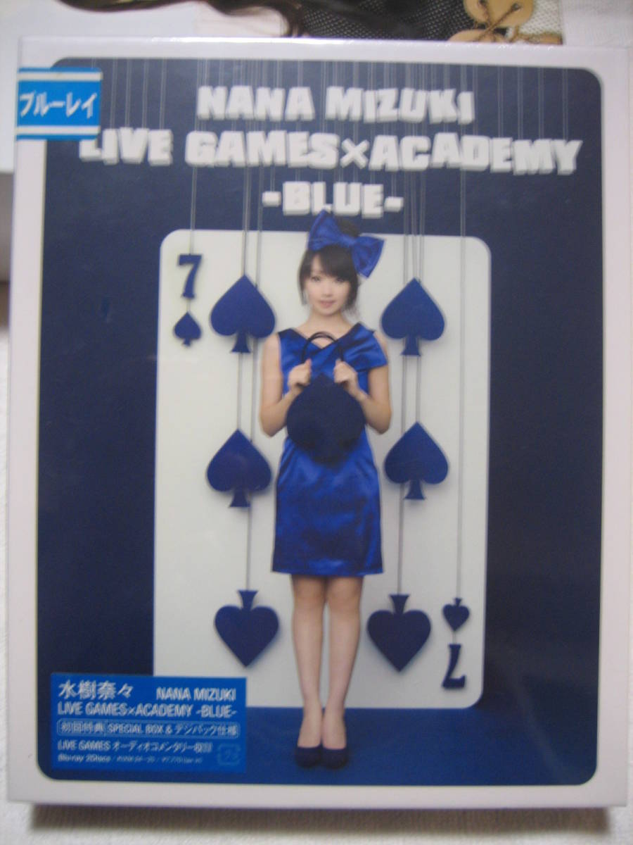 水樹奈々 NANA MIZUKI LIVE GAMES×ACADEMY -RED- & -BLUE- Blu-ray 初回限定盤 BOX付き_画像4