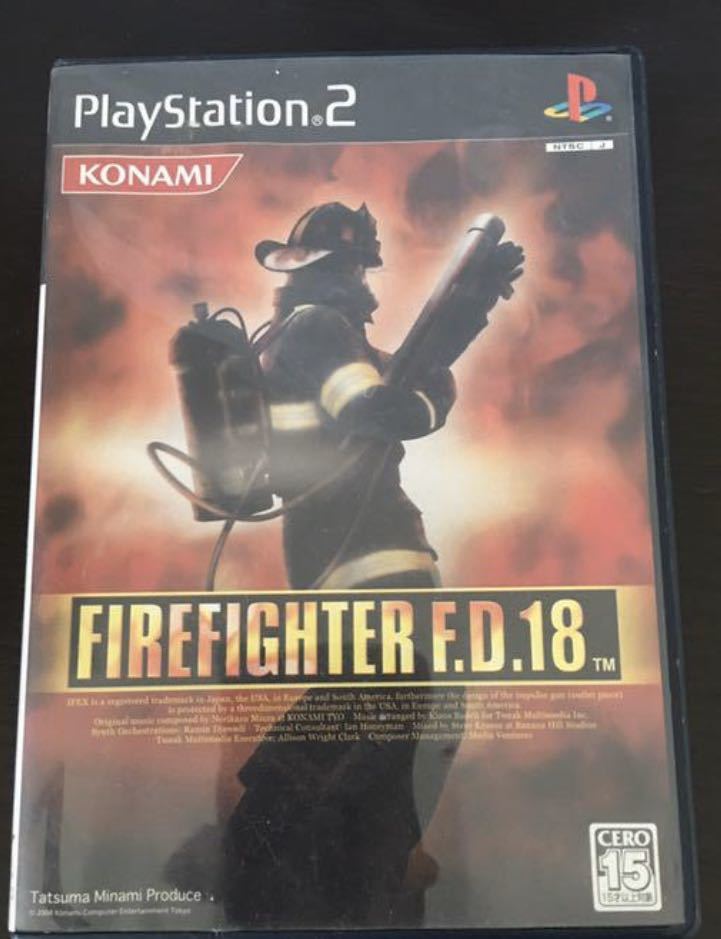 FIRE FIGHTER F.D. 18 ps2ソフト ☆ 送料無料 ☆_画像1