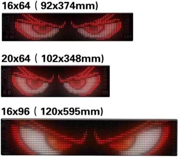 送料無料 デビルアイLED 車載LEDスクリーン 悪魔の眼 USB 5V LED 送料無料 デビルアイLED 車載LEDスクリーン 悪魔の眼 USB 5V LED
